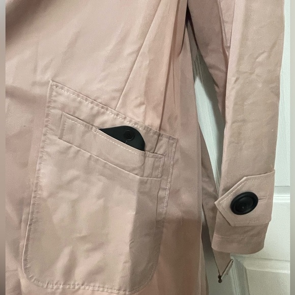 Like new! Coach military style Trench Coat pink size S - Picture 3 of 14
